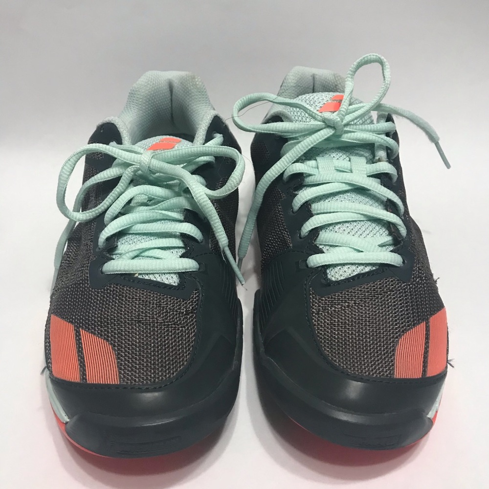 Babolat Womens 8 Grey Mint Orange (C)